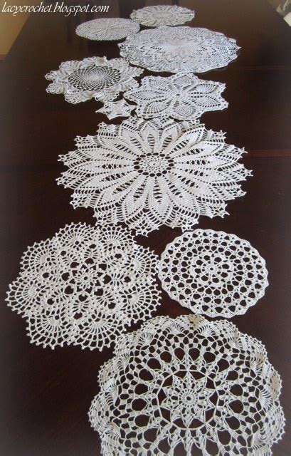 Lacy Crochet: Doily Mix Table Runner