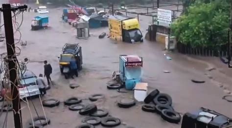 1 Dead In Flash Flood As Heavy Rain Batters Gujarat Prohibitory Orders