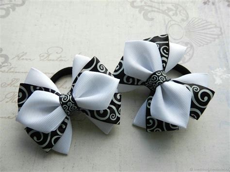 школьные банты | Diy hair bows, Diy hairstyles, Handmade