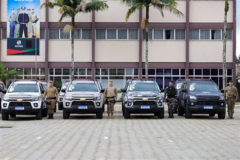 Pol Cia Militar De Sc Recebe Novas Viaturas Blumenau Tamb M Foi