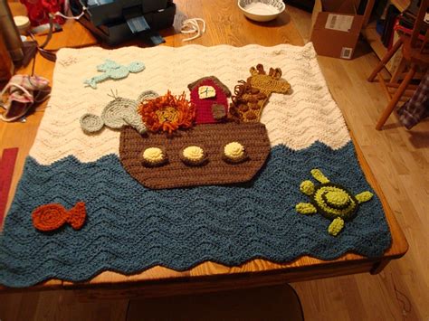 Noahs Ark Blanket Pattern By Michele Wilcox Baby Blanket Crochet