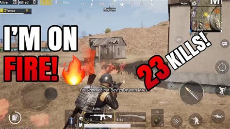 PUBG MOBILE AMAZING 23 KILLS WITH SQUAD IN TDM MAP YouTube