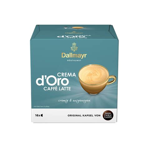 Nescafé Dallmayr Caffé Latte Crema D Oro 16 kapsler til Dolce Gusto