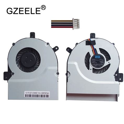 GZEELE New Laptop Cpu Cooling Fan For ASUS K55 A55 A55V R500v X55 X55v