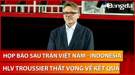 HLV Troussier Sai lầm nhỏ đã ảnh hưởng đến trận thua của Việt Nam