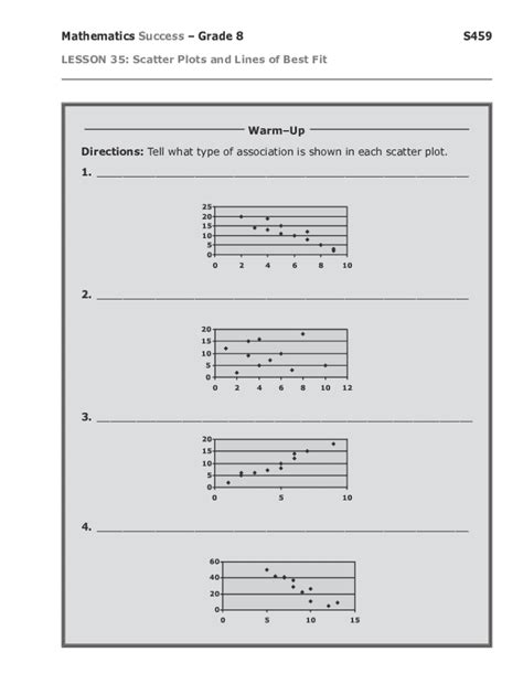 Fillable Online Scatter Graphs Gcse Maths Steps Examples