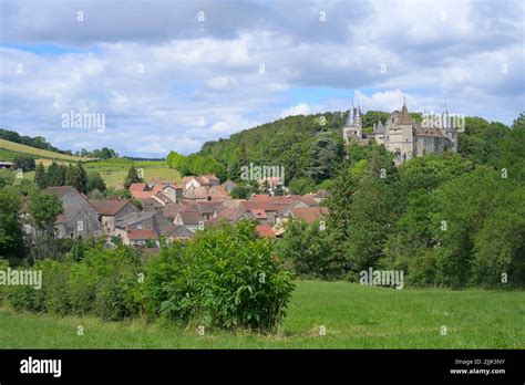 The Chateau De La Rochepot Above The Village La Rochepot Cote D Or