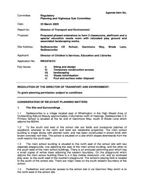 Fillable Online Democracy Eastsussex Gov Planning And Highways Sub