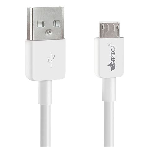 Cabo Usb Para Micro Usb M Branco App Tech Pt Un Smartphones