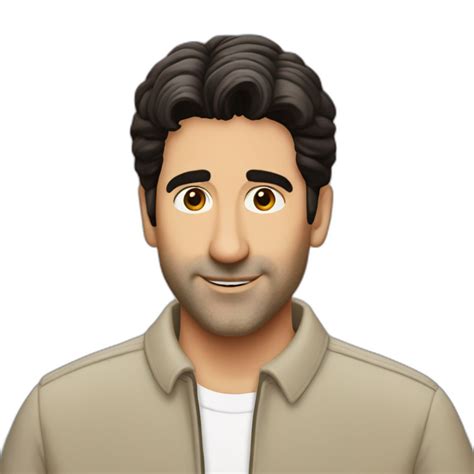 Ross Geller From Friends Tv Show Ai Emoji Generator