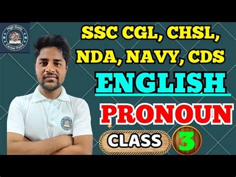 English Pronoun Ssc Gd Ssc Cgl Chsl Nda Cpo Class Upsi