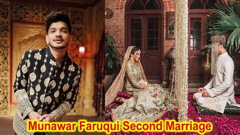 Munawar Faruqui Gets Married Again Second Wife Mehzabeen Coatwala