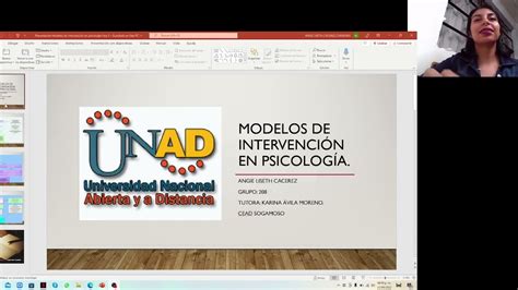 Modelos De Intervenci N Tarea Youtube