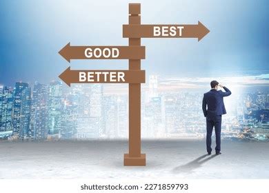 Crossroads Concept Good Better Best Stock Photo Shutterstock