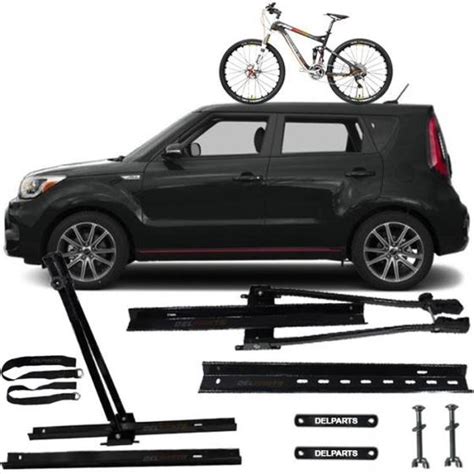 Transbike Novo Suporte Rack Teto Para Bike Kia Grand Soul Metal