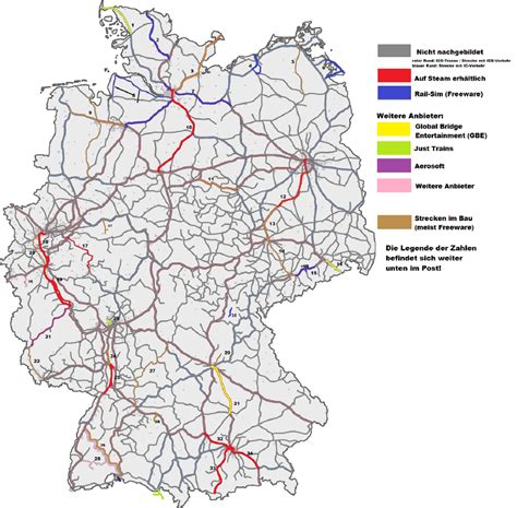 Deutsche Bahn Rail Map