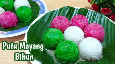 Resep Kue Putu Mayang Bihun Cara Membuat Putu Mayang Bihun Youtube