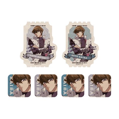 Yu Gi Oh Duel Monsters Original Seto Kaiba Mini Sticker Set Off Mode