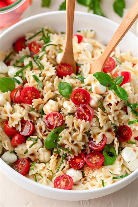 Caprese Pasta Salad Peas And Crayons