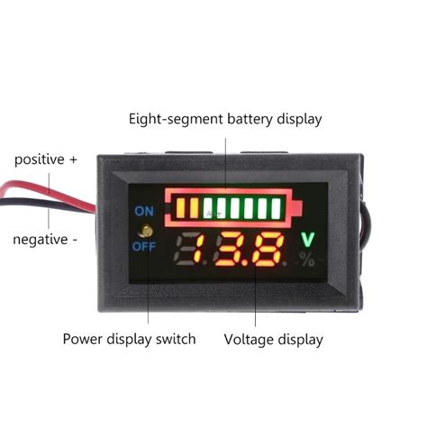 12V Auto Lood Zuur Batterij Niveau Indicator Batte Grandado