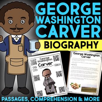 George Washington Carver Biography Report Reading Passage Comprehension