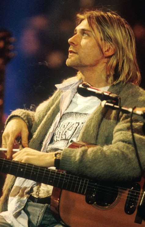 Kurt Cobain Nirvana Mtv Unplugged In New York Kurt Cobain