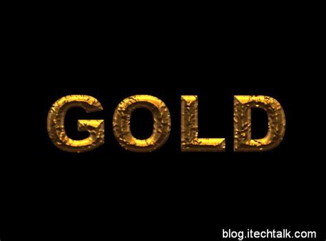 Gold Text Photoshop Tutorials Psddude