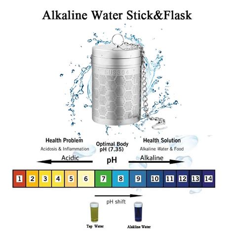 Infusor De Ionizador De Agua Alcalina De Hidr Geno Inoxidable Saludable