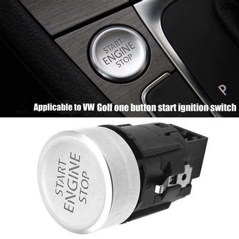 Gg Engine Key Start Stop Push Button Switch For Vw Golf Mk