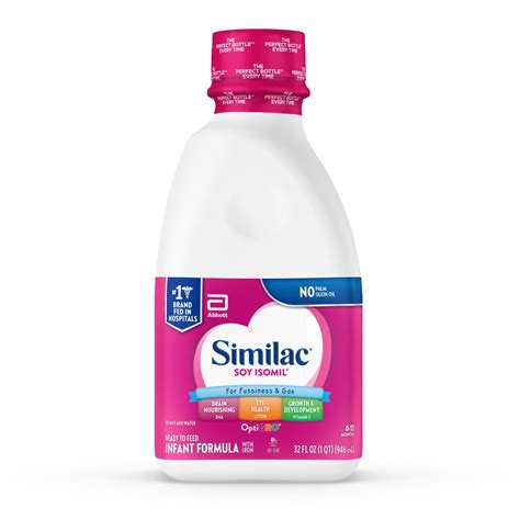 Similac Soy Isomil Ready To Feed Infant Formula Fl Oz Bottle