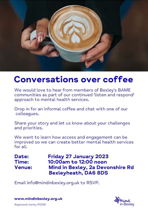 Conversations Over Coffee Mind In Bexley