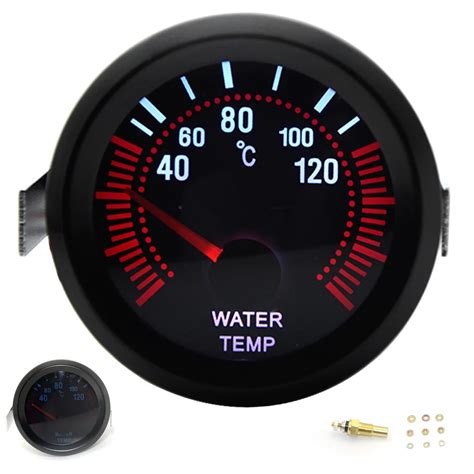 DepoTuning 2 52mm Medidor Universal De Temperatura Da Água Lente 40