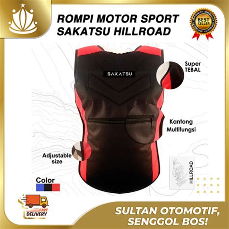 Jual Sakatsu Hillroad Rompi Motor Tebal Pelindung Dada Touring Bikers