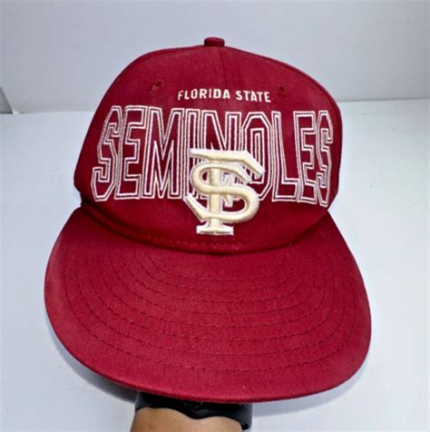 Florida State Seminoles Fsu Baseball Hat Cap Snapback New Era Medium