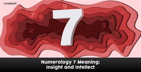 numerology  meaning insight  intellect