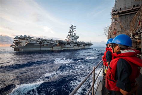 Carrier Uss Ronald Reagan Now In The South China Sea Usni News