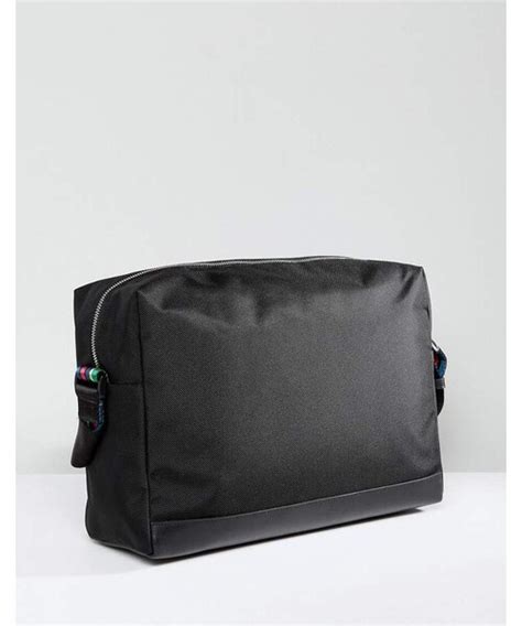 Paul Smith Ps Paul Smith Nylon Messenger In Black