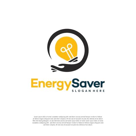 Premium Vector | Save energy logo template design vector