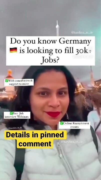 Jobs In Germany 🇩🇪 Youtube