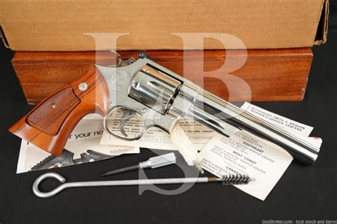 Smith And Wesson Sandw Model 29 2 The 44 Magnum 65″ Nickel Revolver No Ca