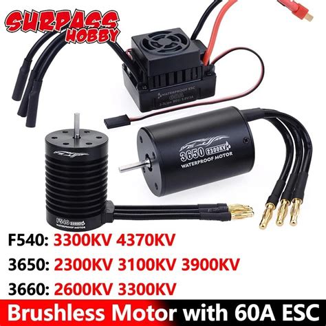 SURPASS HOBBY Combo F540 V2 3650 Waterproof Brushless Motor With 60A