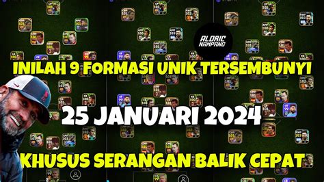 INILAH 9 FORMASI UNIK LANGKA KHUSUS GAYA MAIN SERANGAN BALIK CEPAT Di