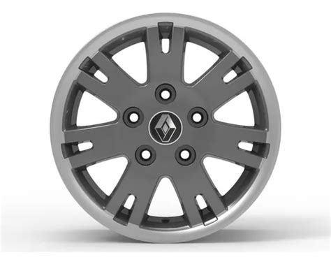 Roda Para Renault Master Liga Leve Aro Tala X Cor Grafite B