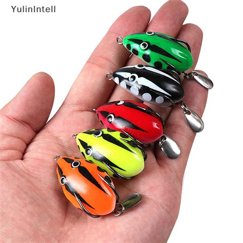 Ylth Umpan Katak 4cm56g Soft Frog Fishing Lure Mini Soft Lure Double