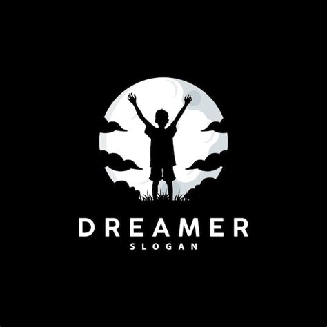 Premium Vector | Dream logo kid dream inspirational design vector ...