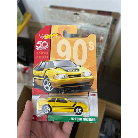 Mô hình xe Hot Wheels tỷ lệ 1 64 92 FORD MUSTANG Shopee Việt Nam