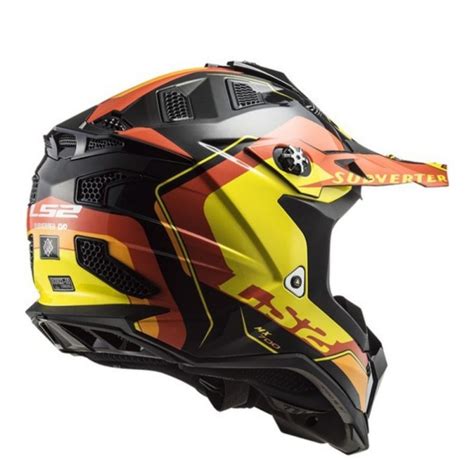 Helmet LS2 MX700 Subverter Evo Arched black / yellow / red