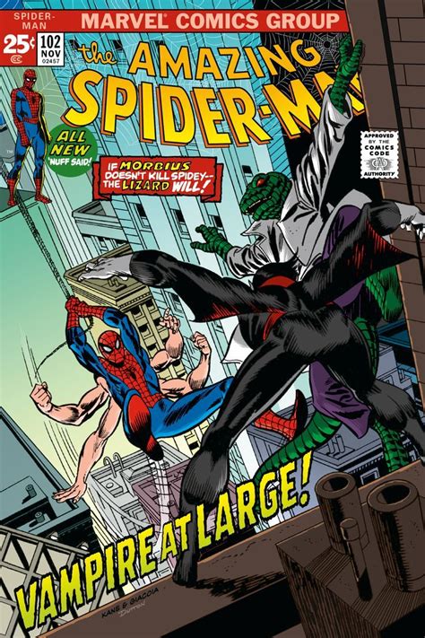 Amazing Spider Man No 102 Cover By Kane And Giacoia Catspaw Dynamics · Comics Books And Pop