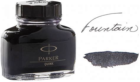 Parker Quink Permanent Black Ink Bottle