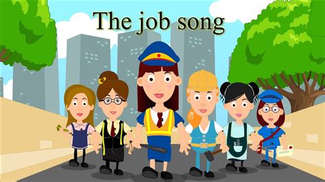 Occupations For Kids Types Of Jobs Childrens Fun Song Youtube